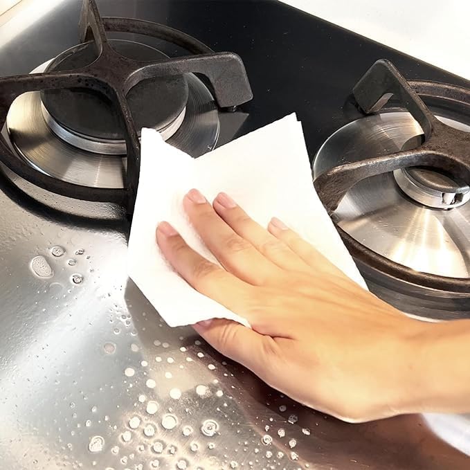 Absorbent Flex-Sheets Paper Towels, 12 Basics Rolls = 32 Regular Rolls, Everyday Value with 150 Sheets per Roll