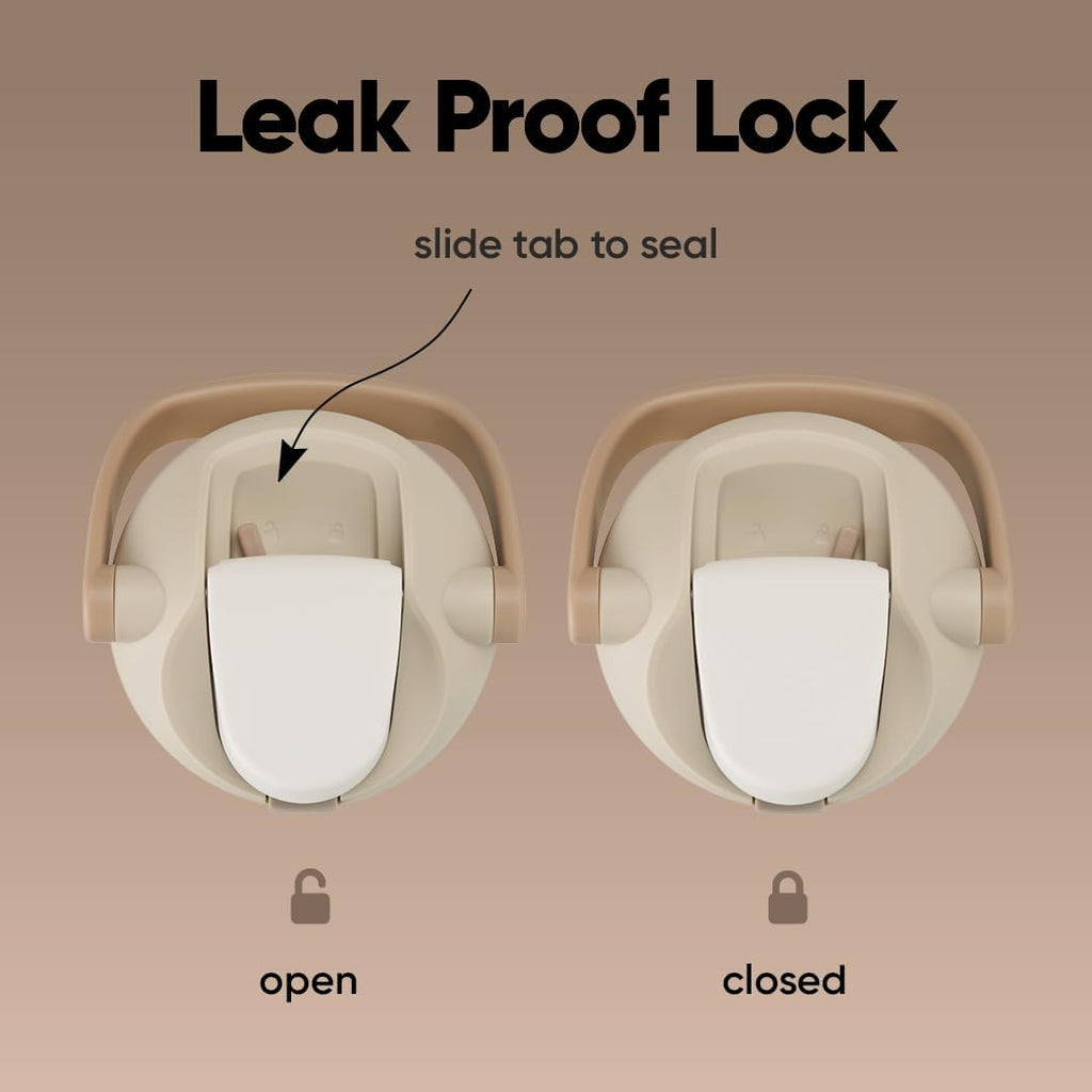 Owala FreeSip Sway Insulated Stainless Steel Water Bottle with Two-Way Spout, Built-In Straw and Bucket Handle, Made for Travel, School, and Sports, 30oz, BPA Free, Leak Proof, Lightly Toasted