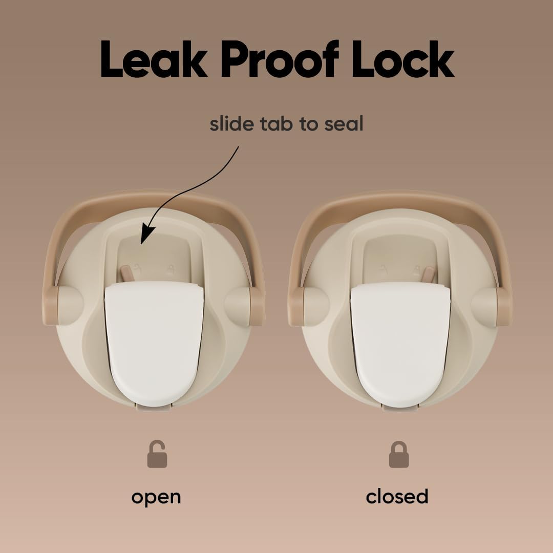 Owala FreeSip Sway Insulated Stainless Steel Water Bottle with Two-Way Spout, Built-In Straw and Bucket Handle, Made for Travel, School, and Sports, 30oz, BPA Free, Leak Proof, Lightly Toasted