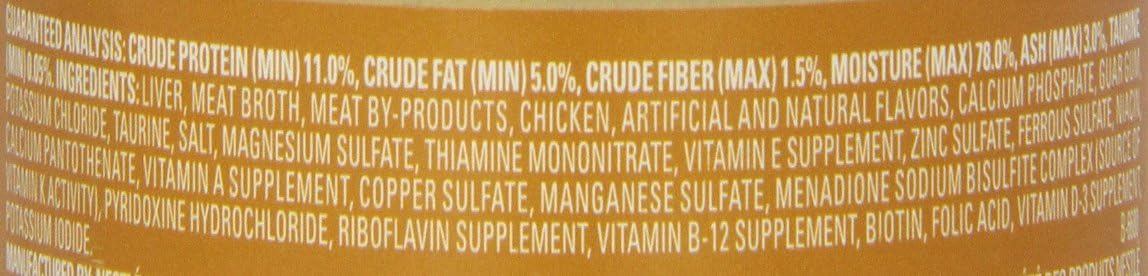 Fancy Feast Liver & Chicken Gourmet Cat Food, 3 oz Can