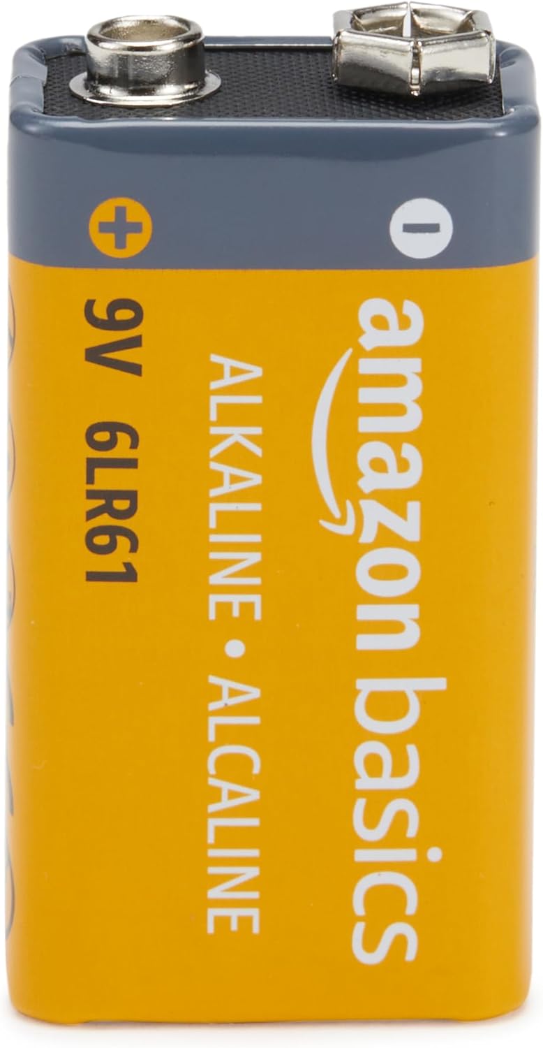 Reliable Power 8-Pack 9V Alkaline Batteries, 5-Year Shelf Life - for Smoke/CO Detector, Electronics & Audio