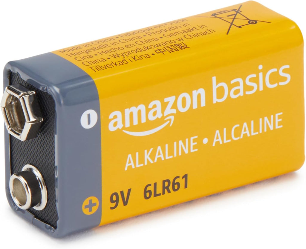 Reliable Power 8-Pack 9V Alkaline Batteries, 5-Year Shelf Life - for Smoke/CO Detector, Electronics & Audio