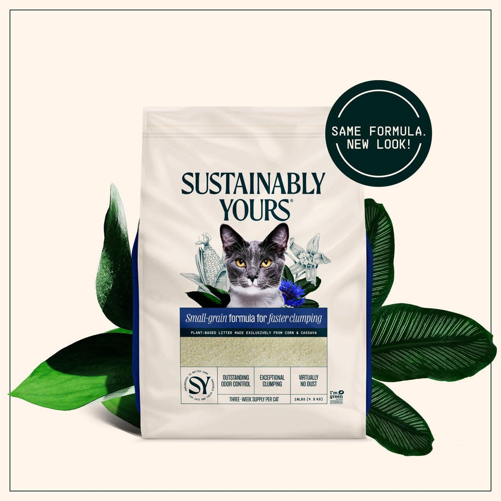 Sustainably Yours - Eco-Friendly Small-Grain Cat Litter™