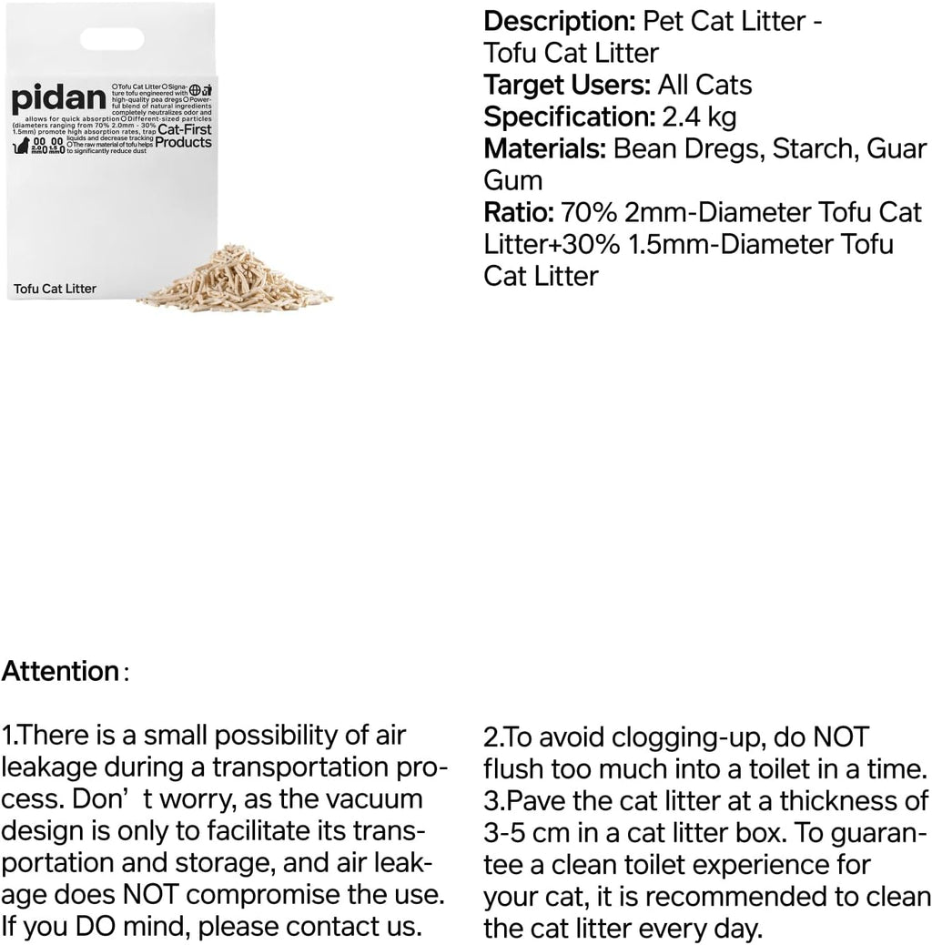 Natural Tofu Cat Litter™