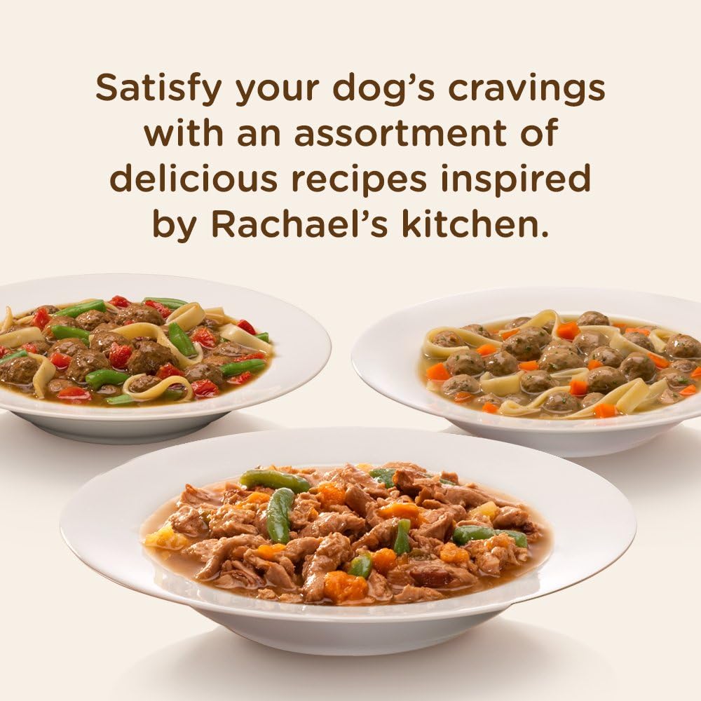 *Nutrish Rachael Ray Wet Dog Food Variety Pack Hearty Recipes, 6-8 oz. Tubs, 2 Count