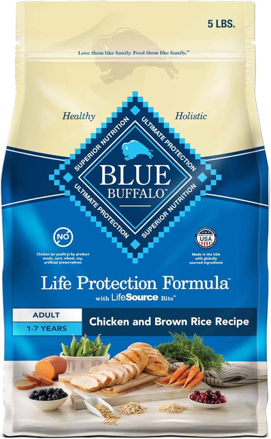 Blue Buffalo - Premium Chicken & Brown Rice Dog Food™