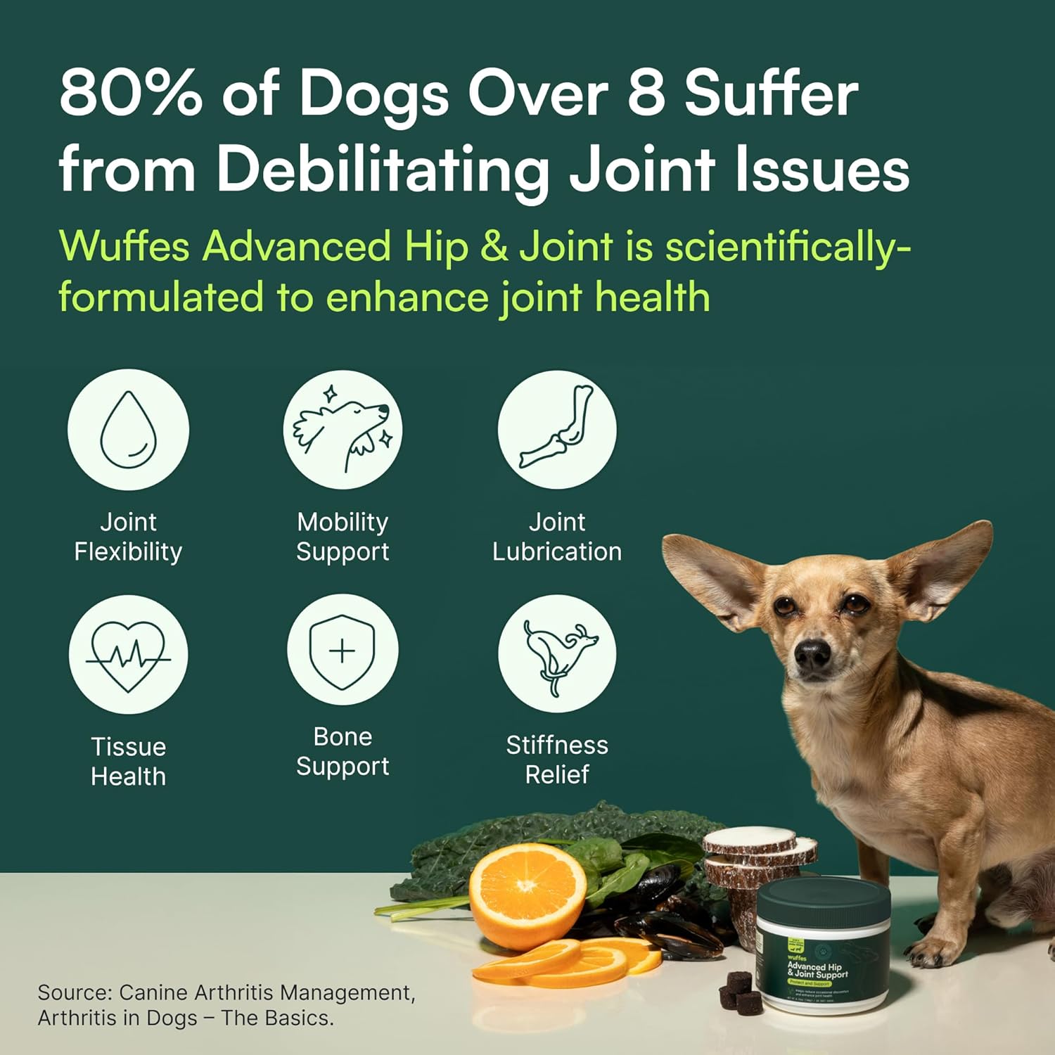 Wuffes Advanced Joint Care Chews™