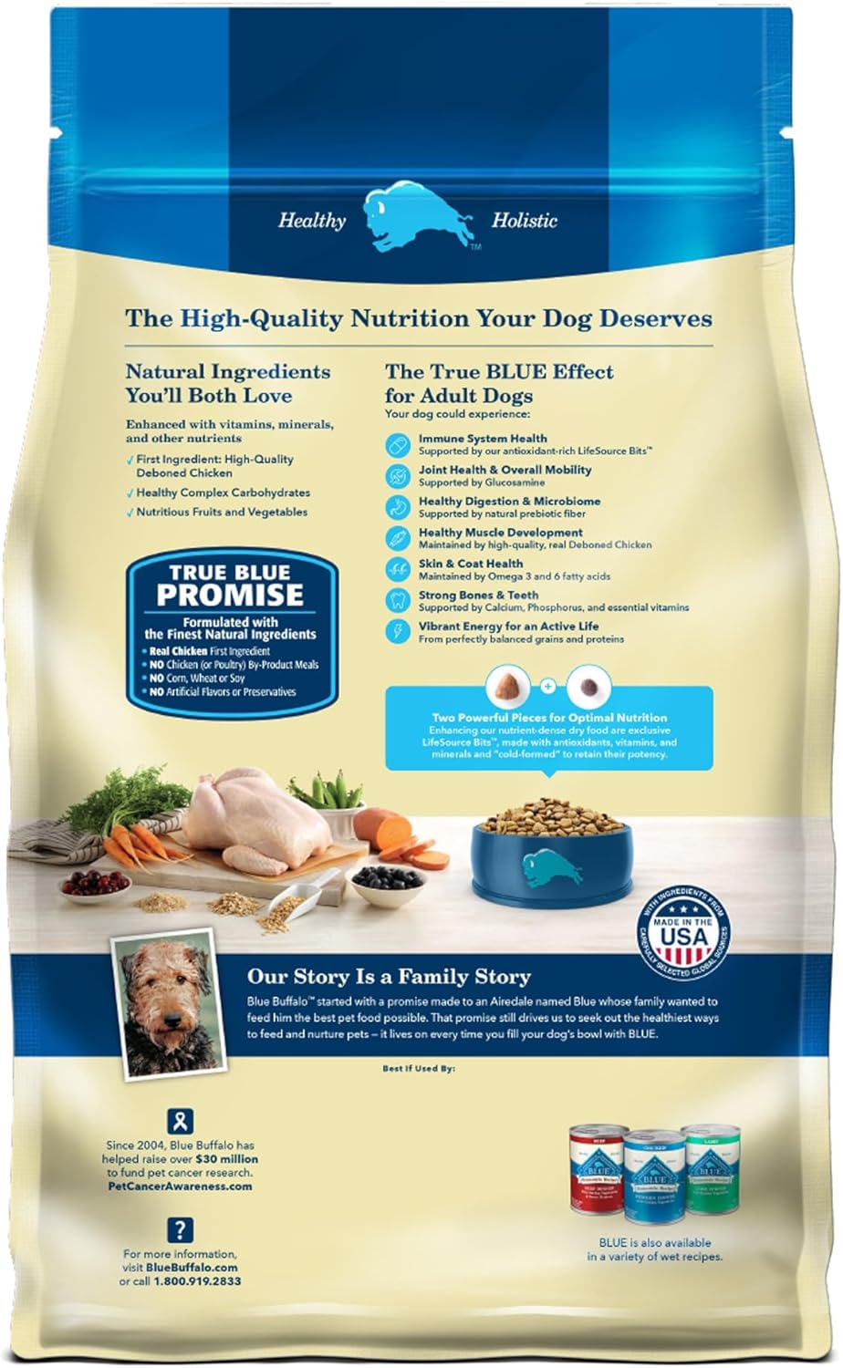 Blue Buffalo - Premium Chicken & Brown Rice Dog Food™