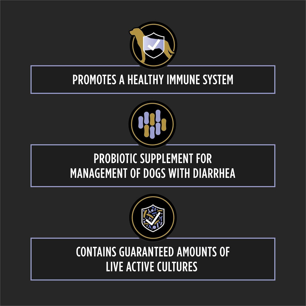 Purina Pro Plan Veterinary Supplements FortiFlora Dog Probiotic Supplement, Canine Nutritional Supplement - 30 ct. Box