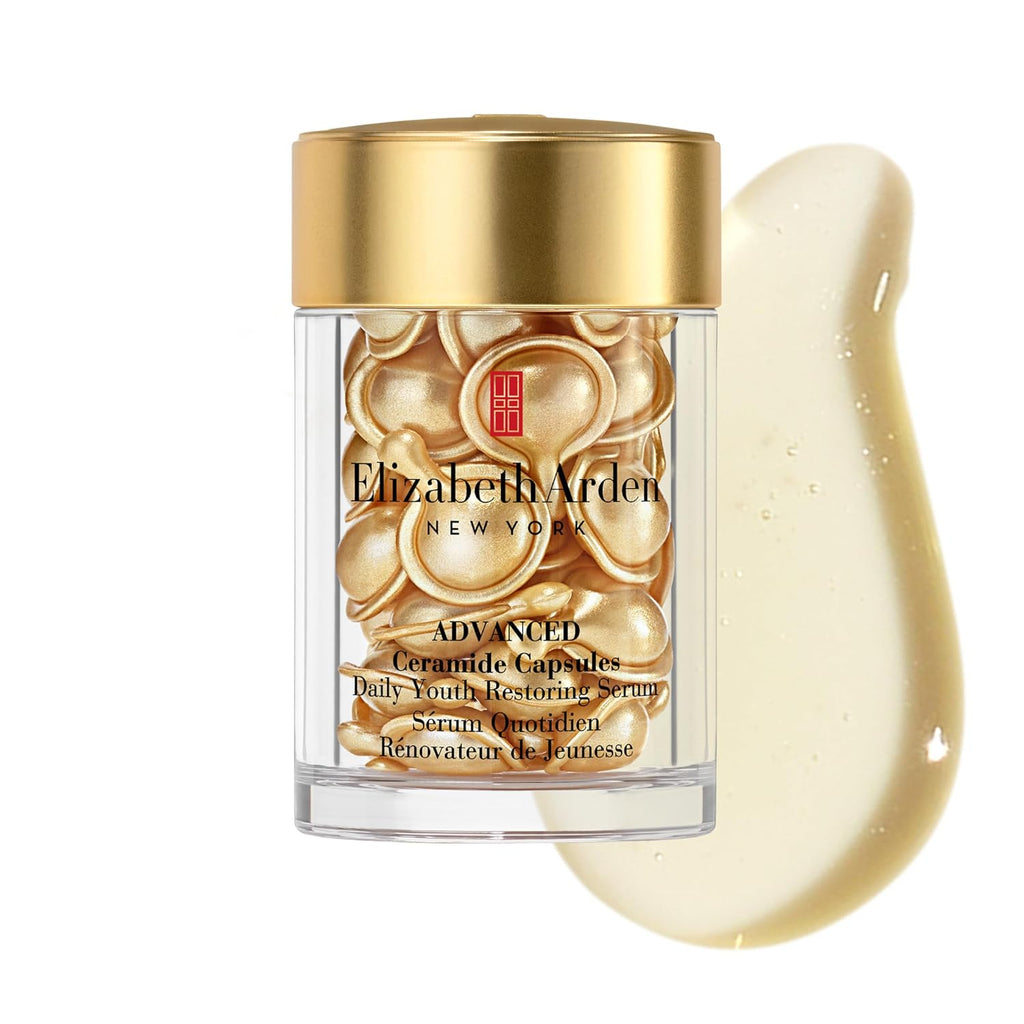 Elizabeth Arden Advanced Ceramide Face Serum Capsules, Anti-Aging Skincare, Fragrance-Free Hydrating Formula for Radiant, Firm Skin, Nourishing and Strengthening