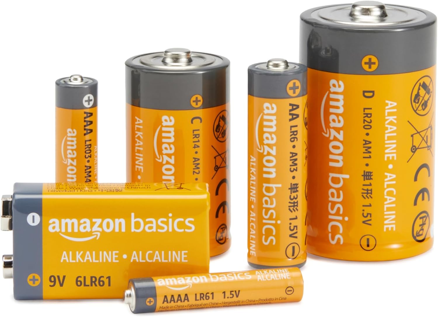 Reliable Power 8-Pack 9V Alkaline Batteries, 5-Year Shelf Life - for Smoke/CO Detector, Electronics & Audio