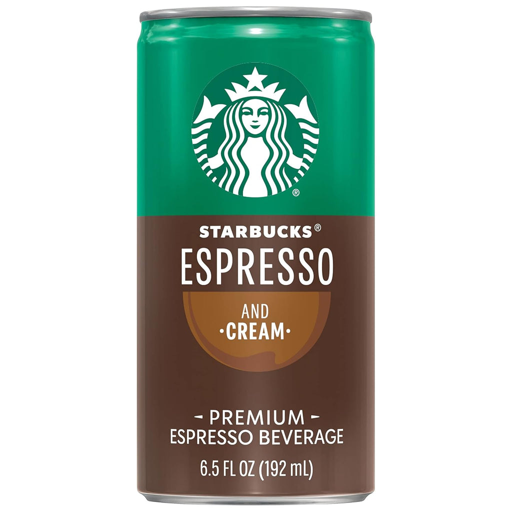 Starbucks - RTD Coffee Espresso And Cream, 6.5oz Cans (12 Pack) (Packaging May Vary)
