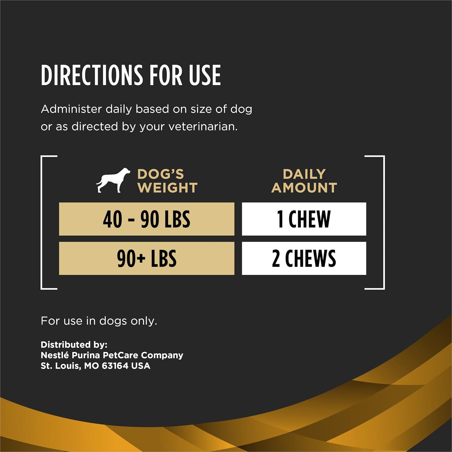 *Purina Pro Plan Veterinary Joint Care Supplement for Large Breed Dogs Hip and Joint Supplement - 5.29 oz. Pouch