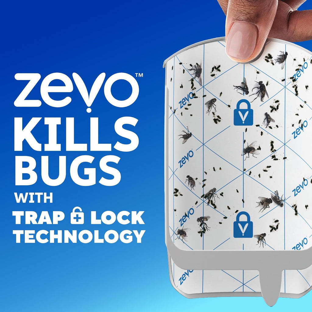 Zevo Flying Insect Trap Refill (4 Refill Cartridges) Pest-Free Home Refill Cartridges™