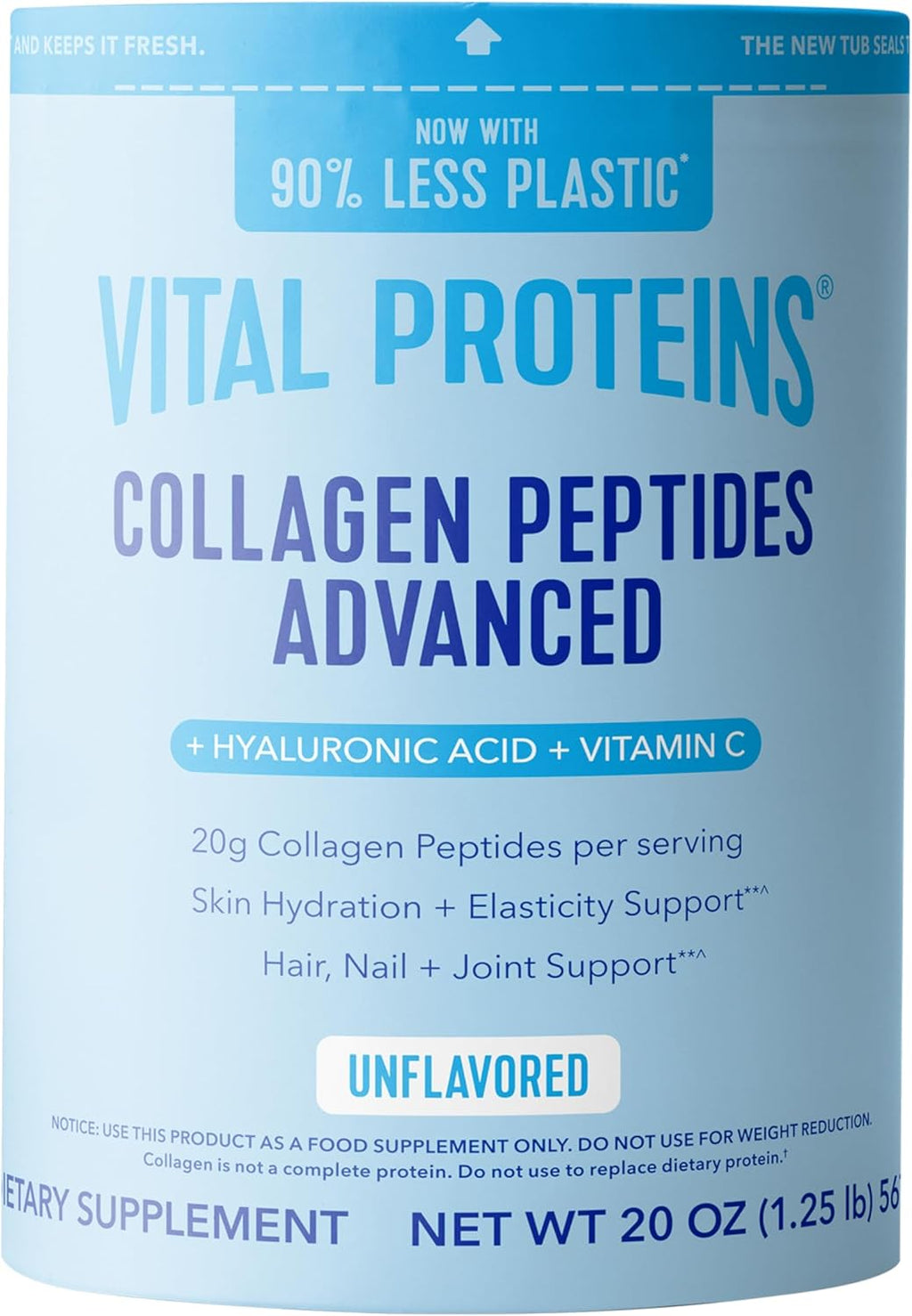 Vital Proteins Unflavored Collagen Peptides, 20 OZ