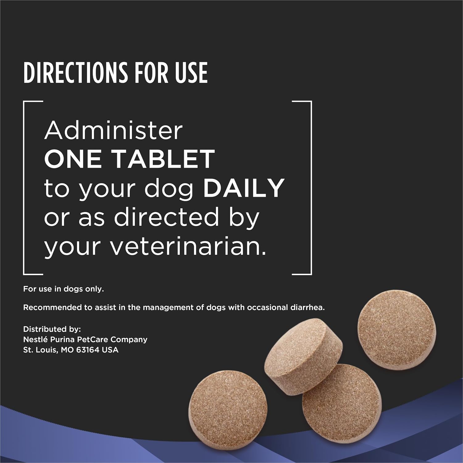 Purina Pro Plan Veterinary Supplements FortiFlora Chewable Dog Probiotic Supplement Tablets - 90 ct. Canister