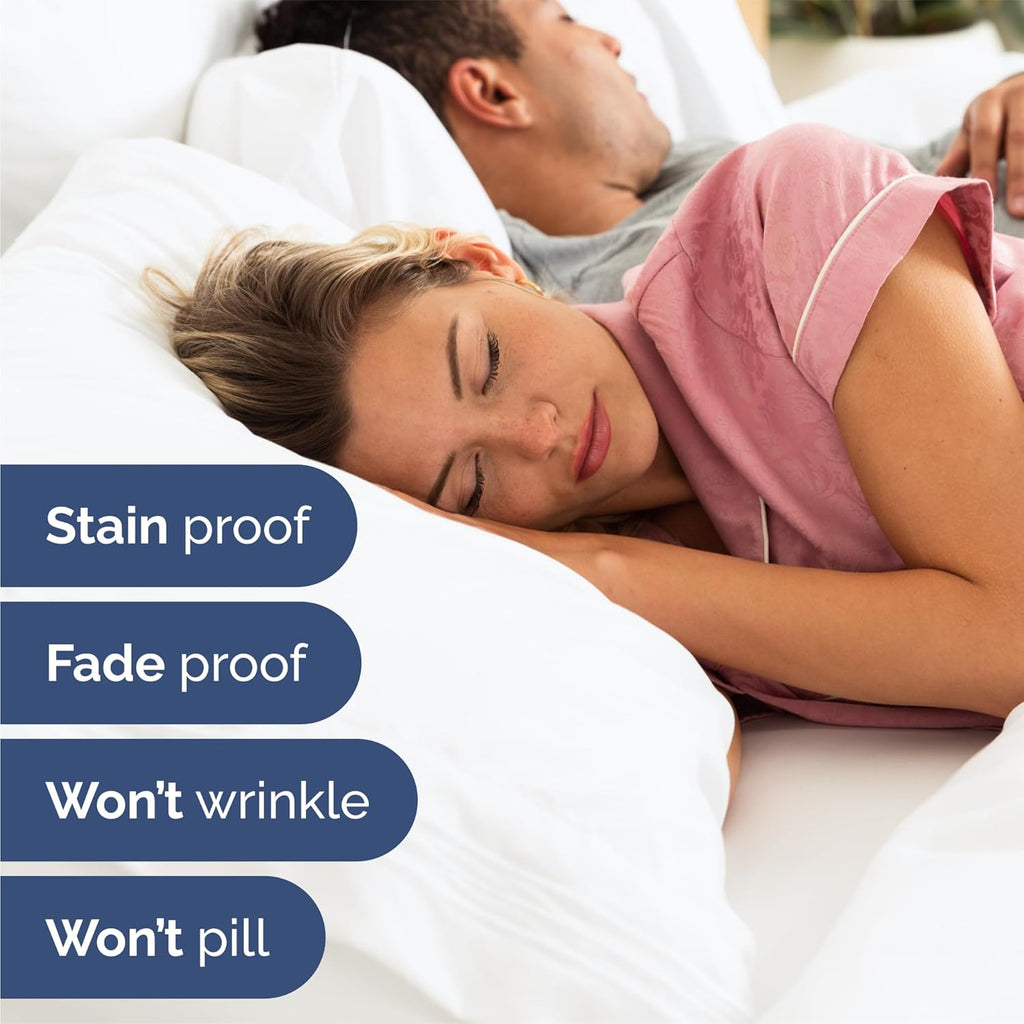 Luxurious Queen Sheet Set™ - Queen Size 4 Piece Sheet Set - Comfy Breathable & Cooling Bed Sheets Set