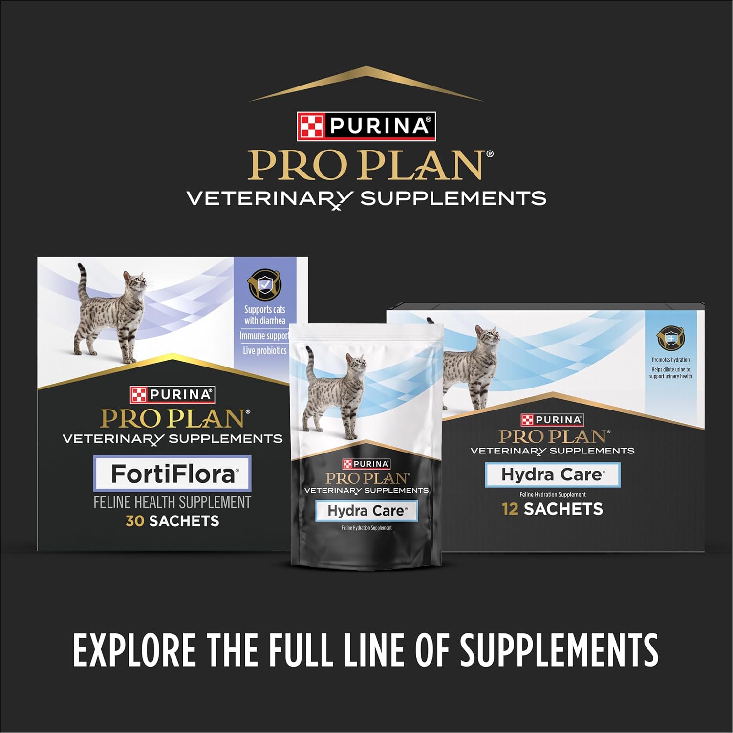 *Purina Pro Plan Veterinary Supplements FortiFlora Cat Probiotic Supplement for Cats with Diarrhea - 30 ct. Box