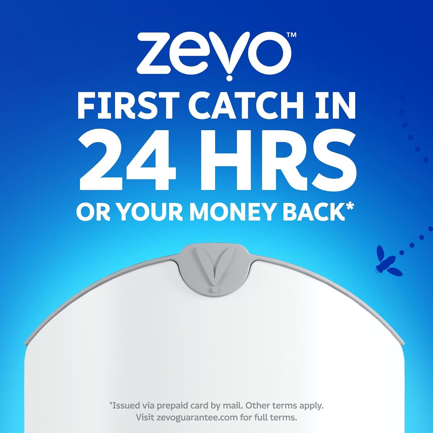 Zevo™ Flying Insect Trap™ (1 Device & 1 Refill Cartridge) - Plug in Fly Trap & Indoor Bug Catcher for Gnats, House & Fruit Flies