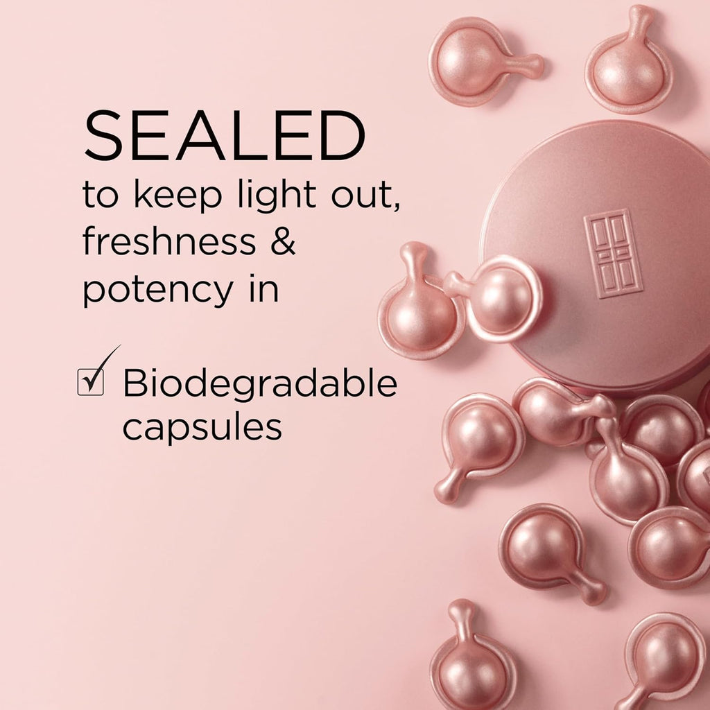 Elizabeth Arden Retinol + HPR Ceramide Rapid Skin Renewing Anti-Aging Face Serum Capsules, Fine Lines & Wrinkles Treatment with Peptides, Vitamin E, & Niacinamide