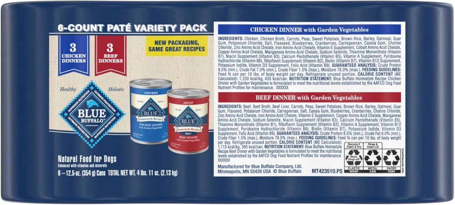 Blue Buffalo - Premium Natural Dog Food Variety Pack™
