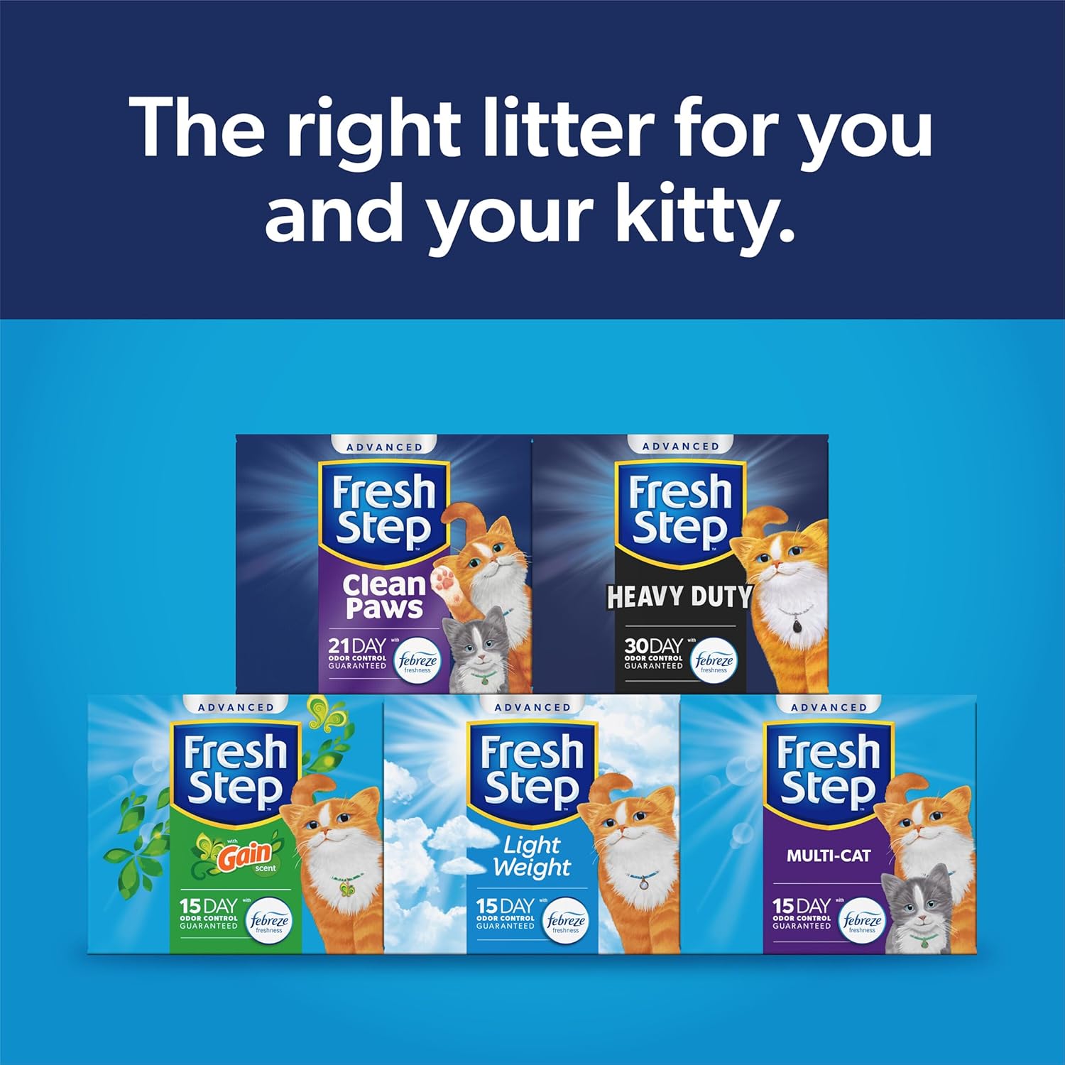 Fresh Step™ Advanced Clumping Cat Litter