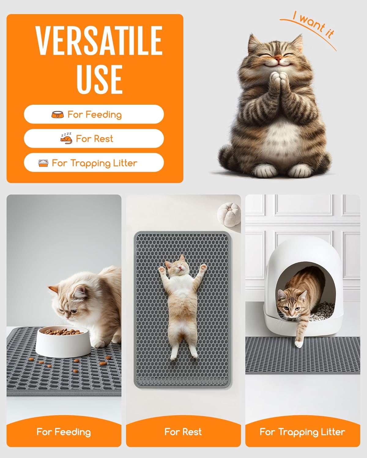 Premium Cat Litter Trap Mat™