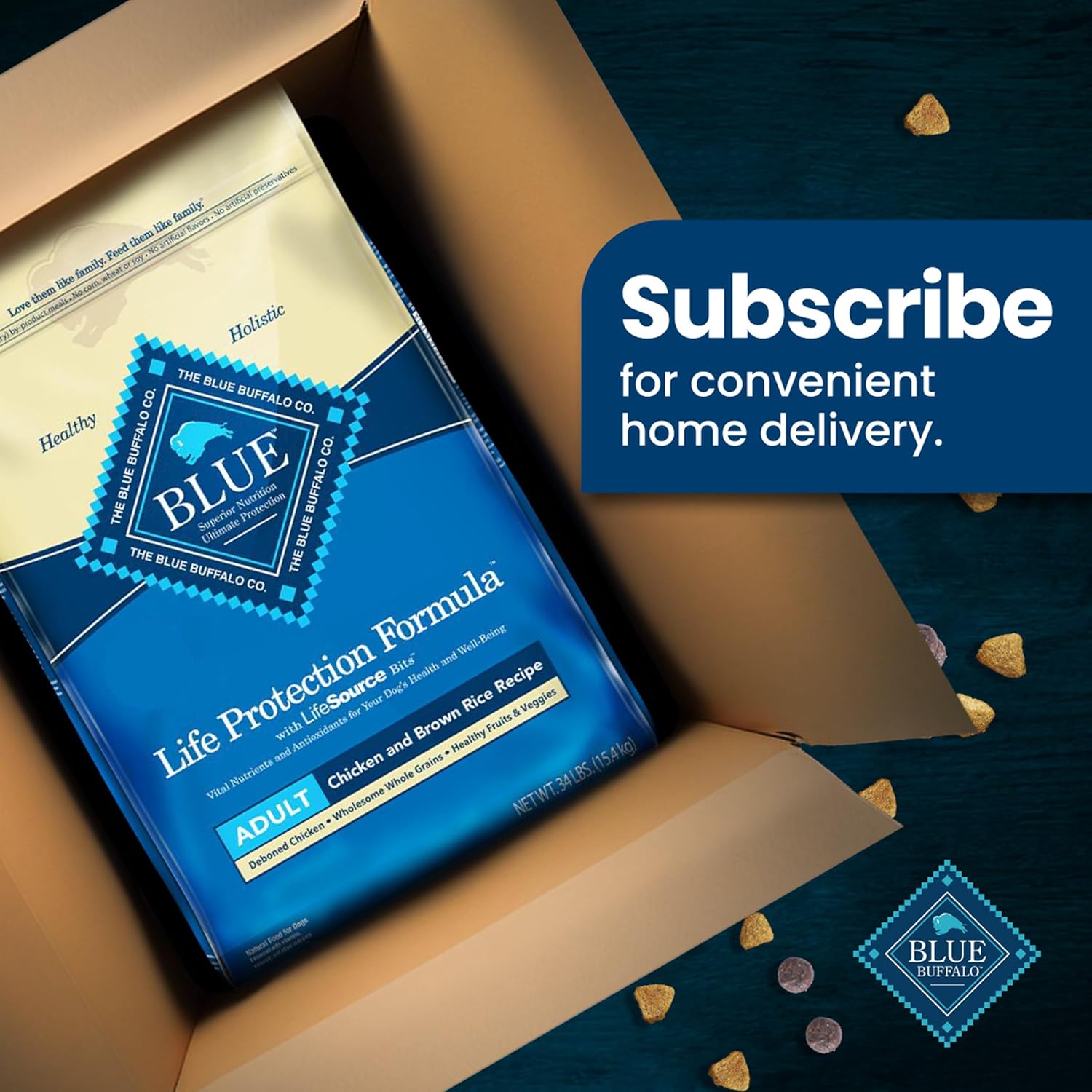 Blue Buffalo - Premium Chicken & Brown Rice Dog Food™