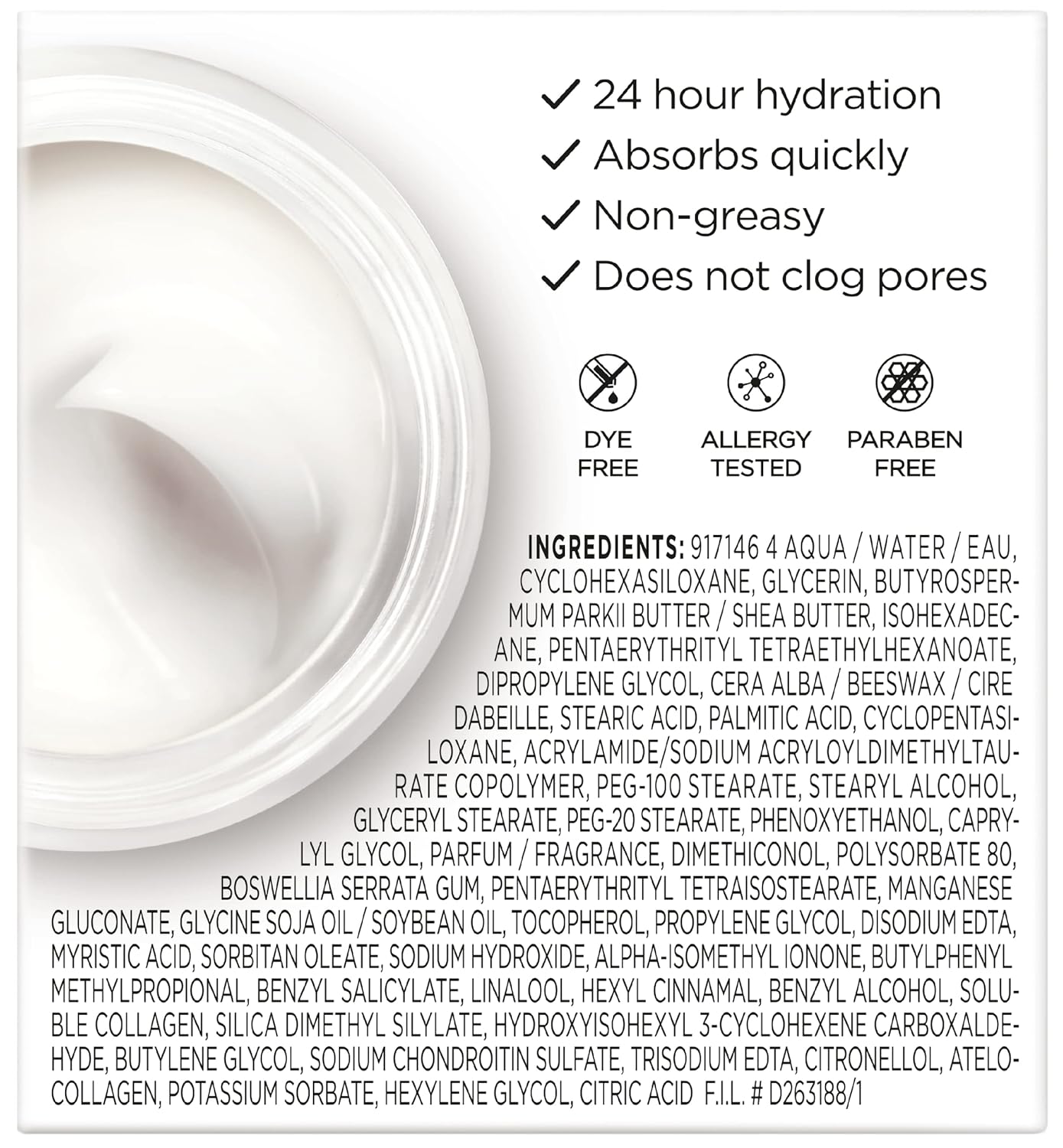 L’Oreal Paris Collagen Daily Face Moisturizer, Anti Aging Face Cream to Reduce Wrinkles and Provide Intense Hydration, 1.7 oz