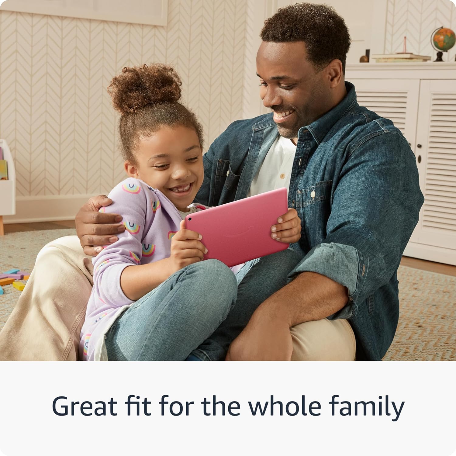 Fire HD 8 tablet (newest model), 8” HD Display, 3GB memory, 32GB, designed for portable entertainment, Black