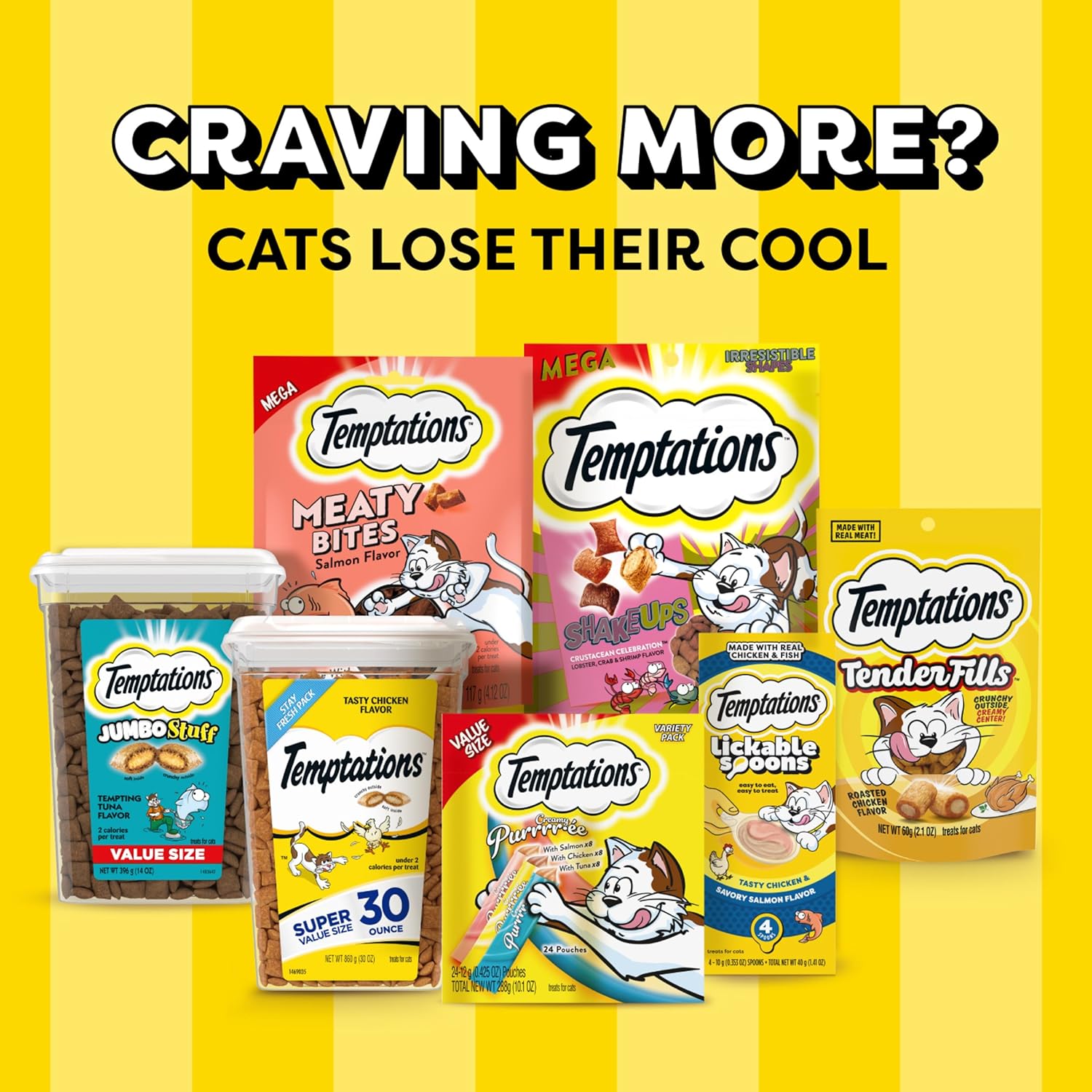 Temptations Crunchy & Soft Cat Treats™
