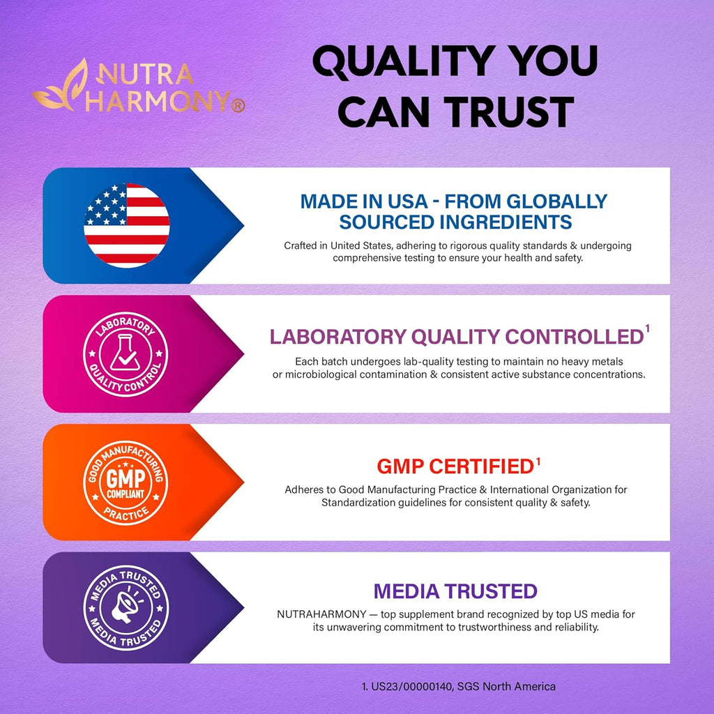 Biotin | Collagen | Hyaluronic Acid | Keratin - Clinically Tested Supplement - Hair Growth Support, Skin & Nails - 25000 mcg Vitamins B2, B3, B6 & B7 + B1 - Made in USA - Women & Men | 60 Capsules