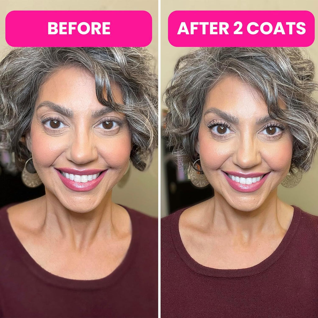 PrimeLash Mascara for Older Women – Volumizing, Incredible Length in 2 Coats – Long-Stay, Zero Clumps, Hypoallergenic (Black)