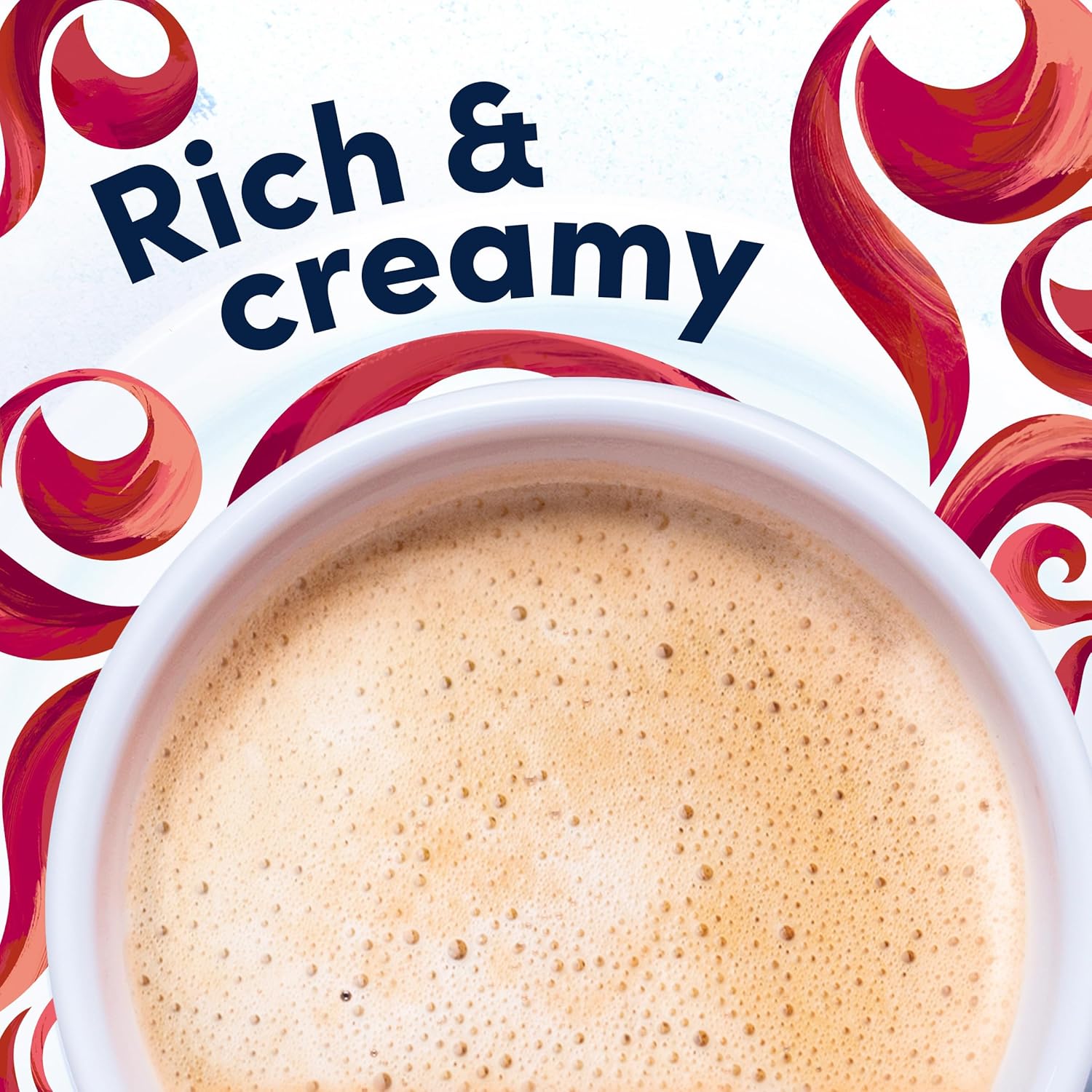 Gevalia Frothy 2-Step Artificially Flavored Cappuccino Espresso Style K‐Cup Coffee Pods & Froth Packets Kit, 6 ct. Box