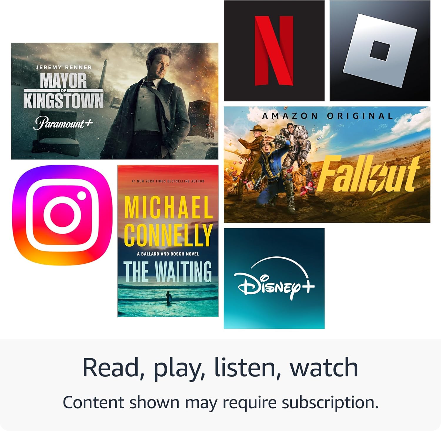 Fire HD 8 tablet (newest model), 8” HD Display, 3GB memory, 32GB, designed for portable entertainment, Black