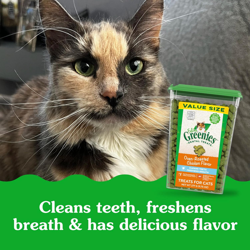 Greenies™ Feline Dental Treats – Oven Roasted Chicken Flavor™