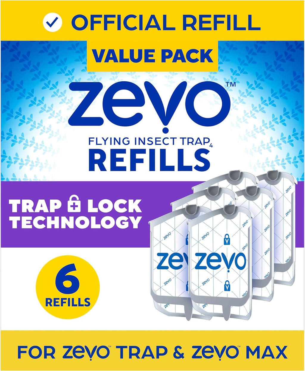 Zevo™ Flying Insect Trap Refills™ (6 Refill Cartridges)