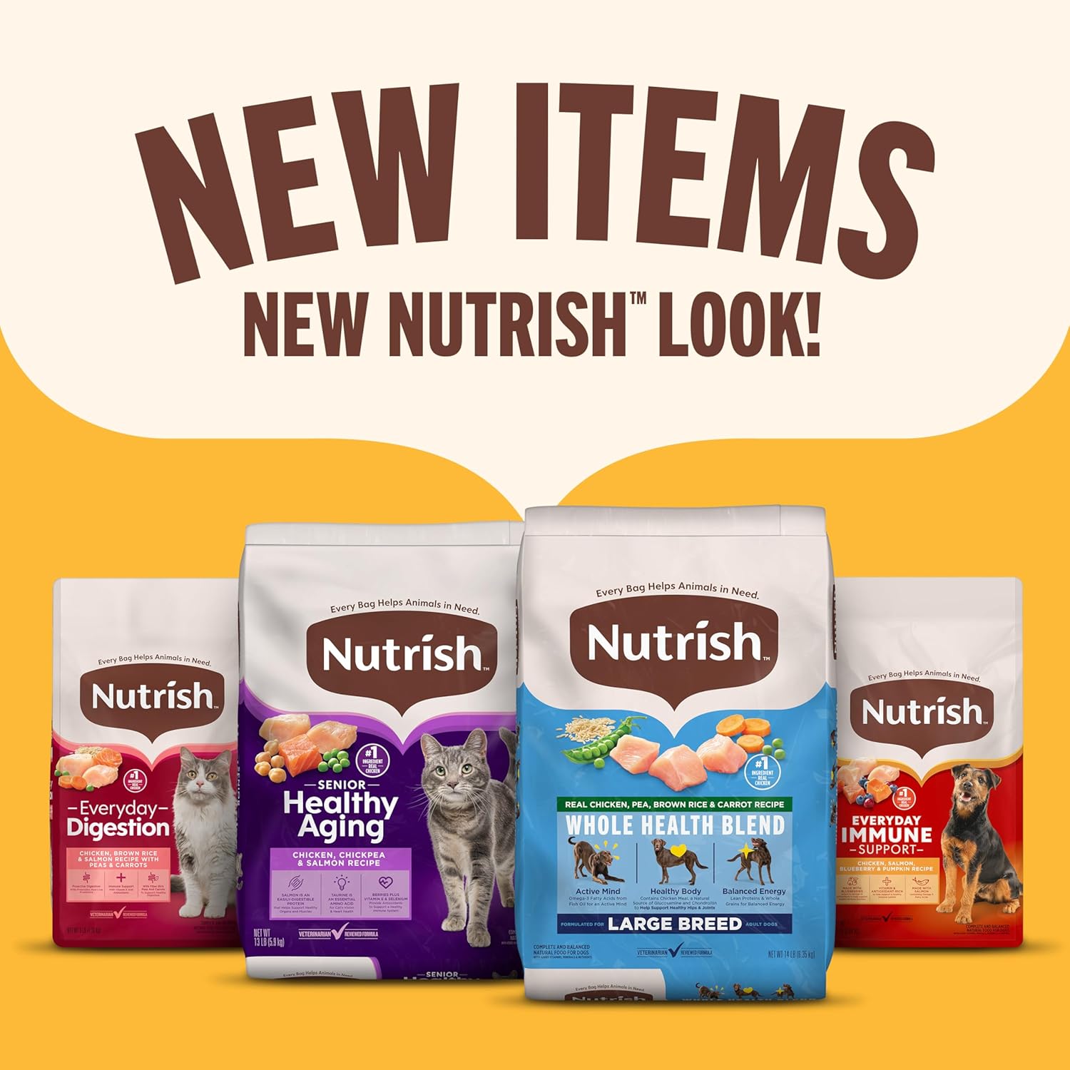 Nutrish Indoor Complete Chicken, Lentils & Salmon Recipe Dry Cat Food, 6 lb. Bag, Packaging May Vary (Rachael Ray)