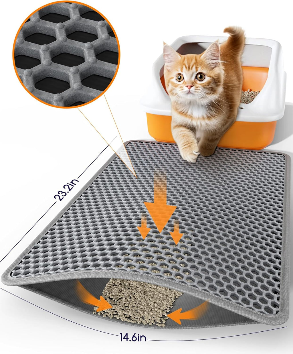 Premium Cat Litter Trap Mat™