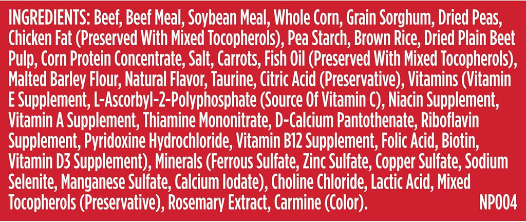 Nutrish Dry Dog Food, Real Beef, Pea & Brown Rice Recipe Whole Health Blend for Adult Dogs, 40 lb. Bag, Packaging May Vary (Rachael Ray)