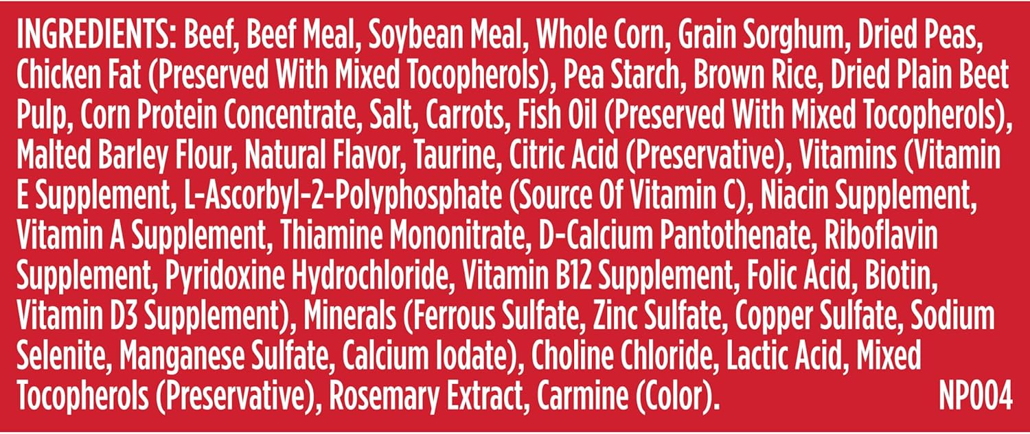 Nutrish Dry Dog Food, Real Beef, Pea & Brown Rice Recipe Whole Health Blend for Adult Dogs, 40 lb. Bag, Packaging May Vary (Rachael Ray)