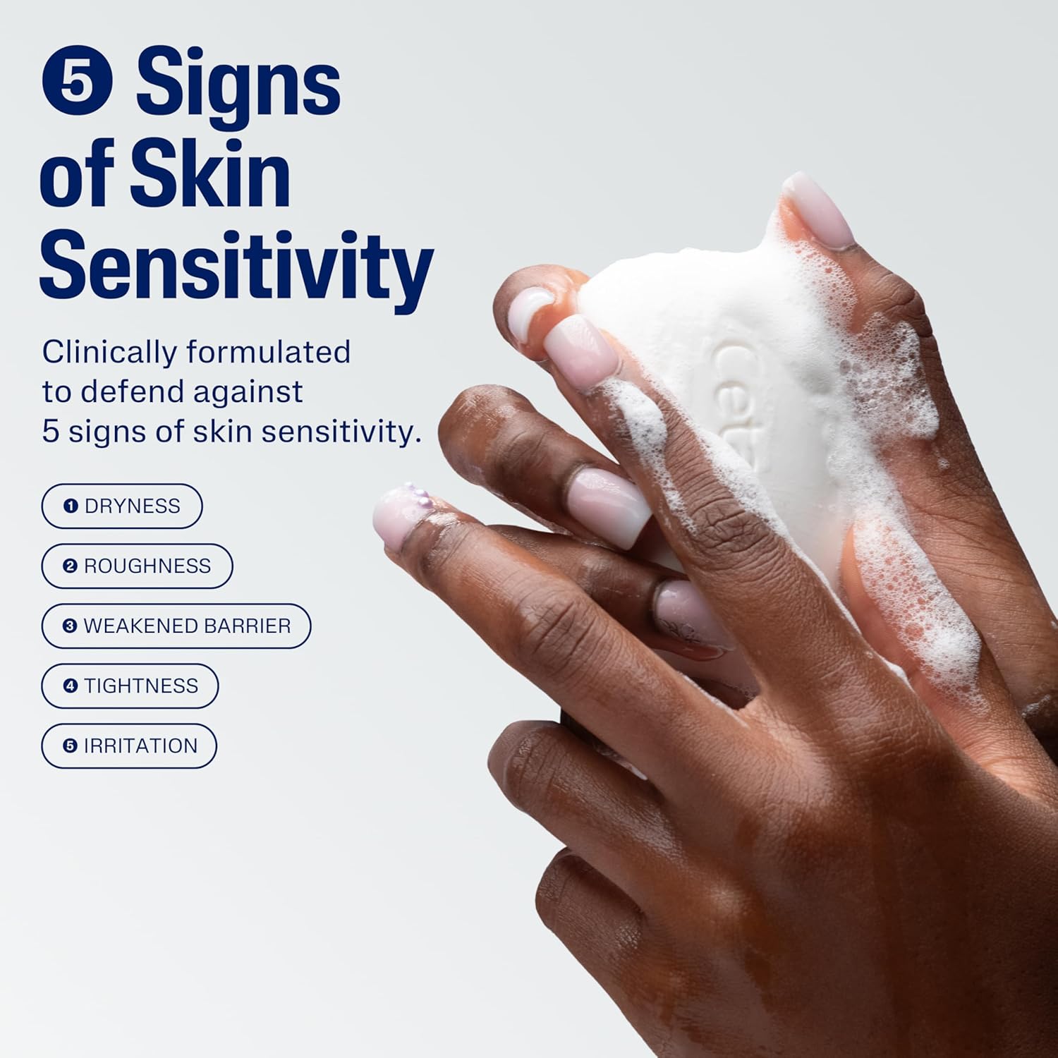 Cetaphil Gentle Cleansing Bar, 4.5 oz (Pack of 6), Nourishing Cleansing Bar For Dry, Sensitive Skin, Non-Comedogenic