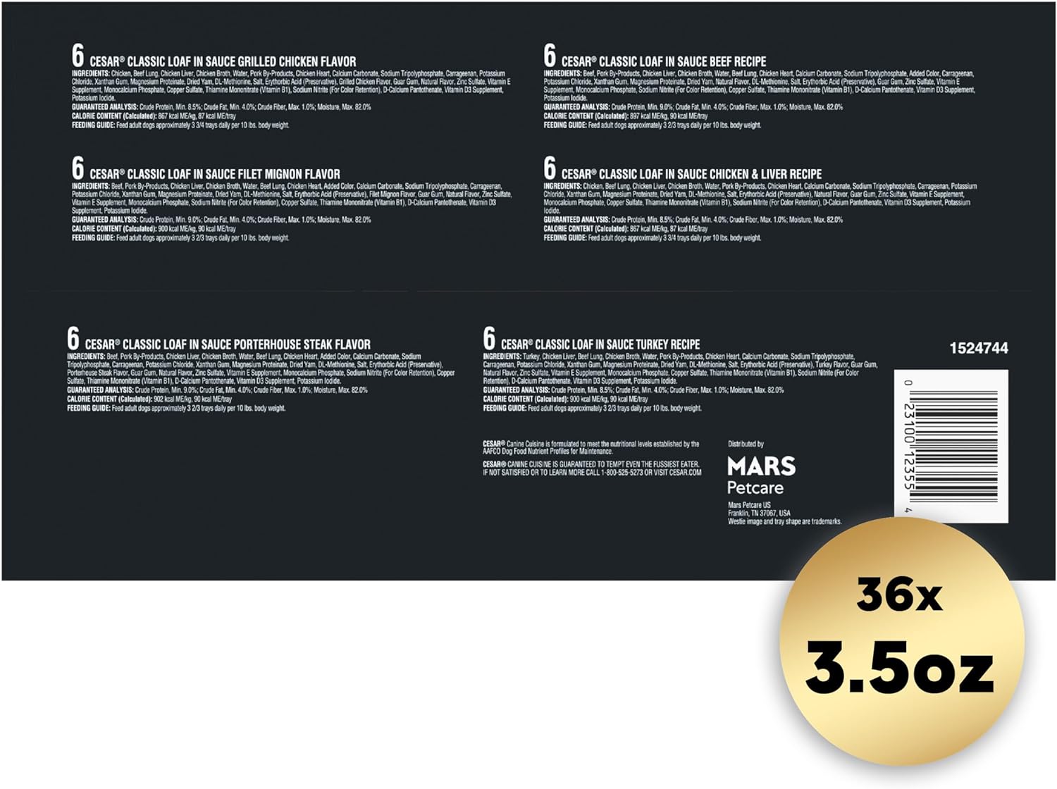 Cesar - Gourmet Meat Loaf Variety Pack™