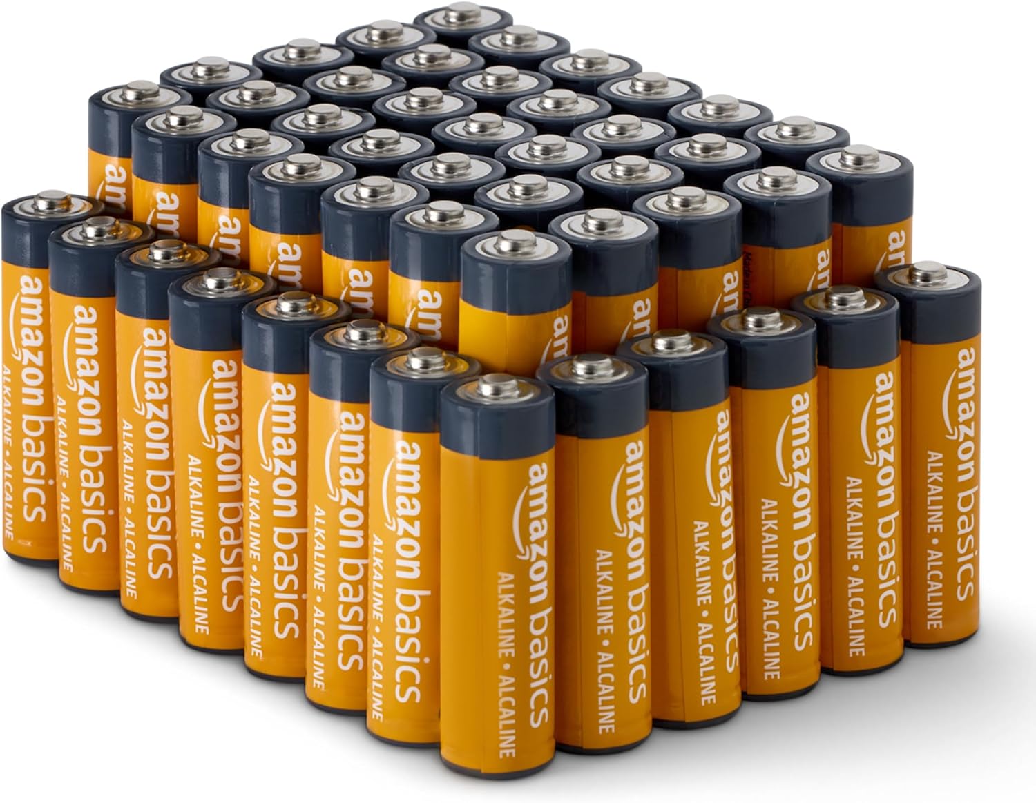 Ultimate Power 48-Pack AA Alkaline High-Performance Batteries, 1.5 Volt, 10-Year Shelf Life