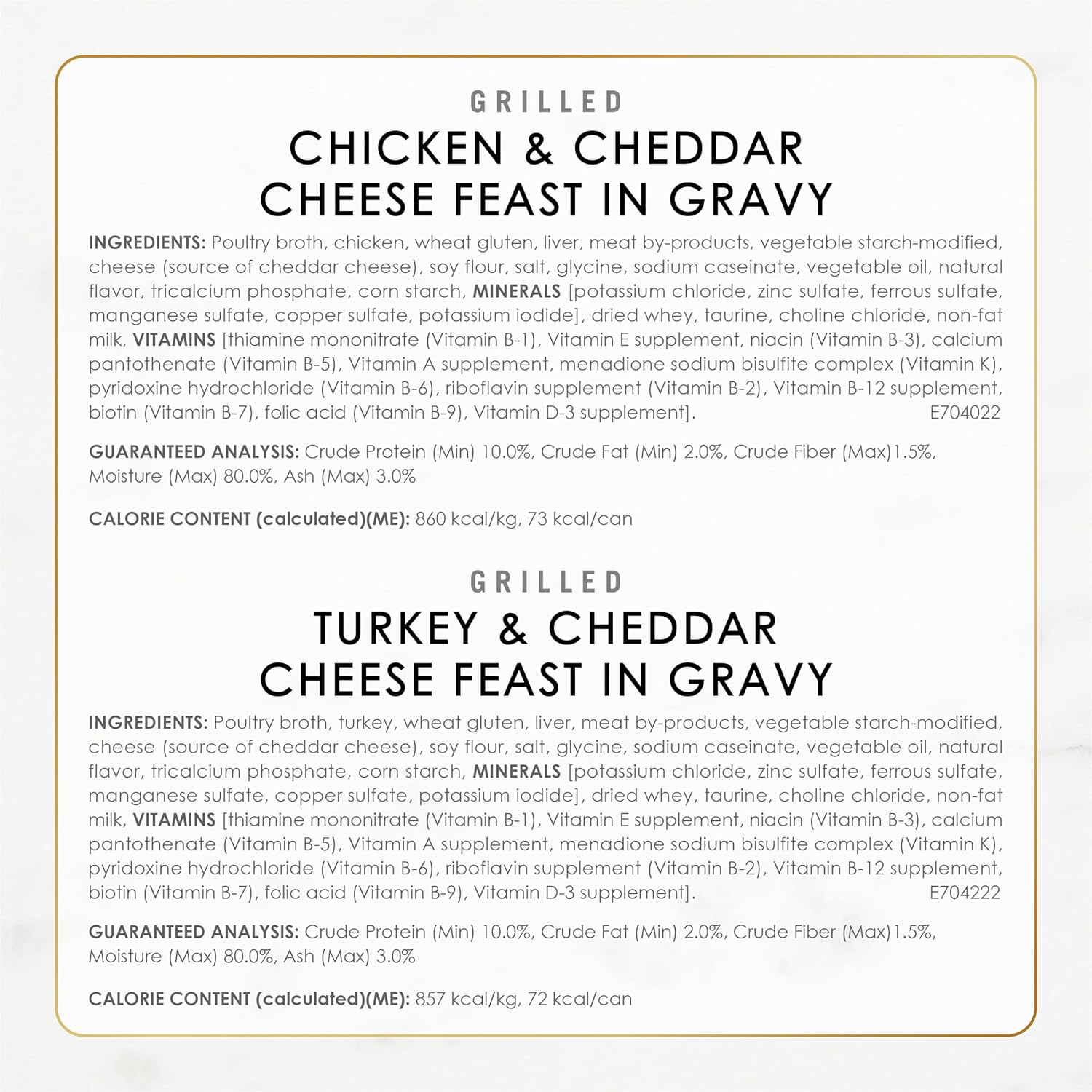 Purina Fancy Feast Delights with Cheddar Grilled Chicken, Turkey or Whitefish and Cheddar Cheese Feast in Gravy Wet Cat Food Variety Pack - (Pack of 24) 3 oz. Cans