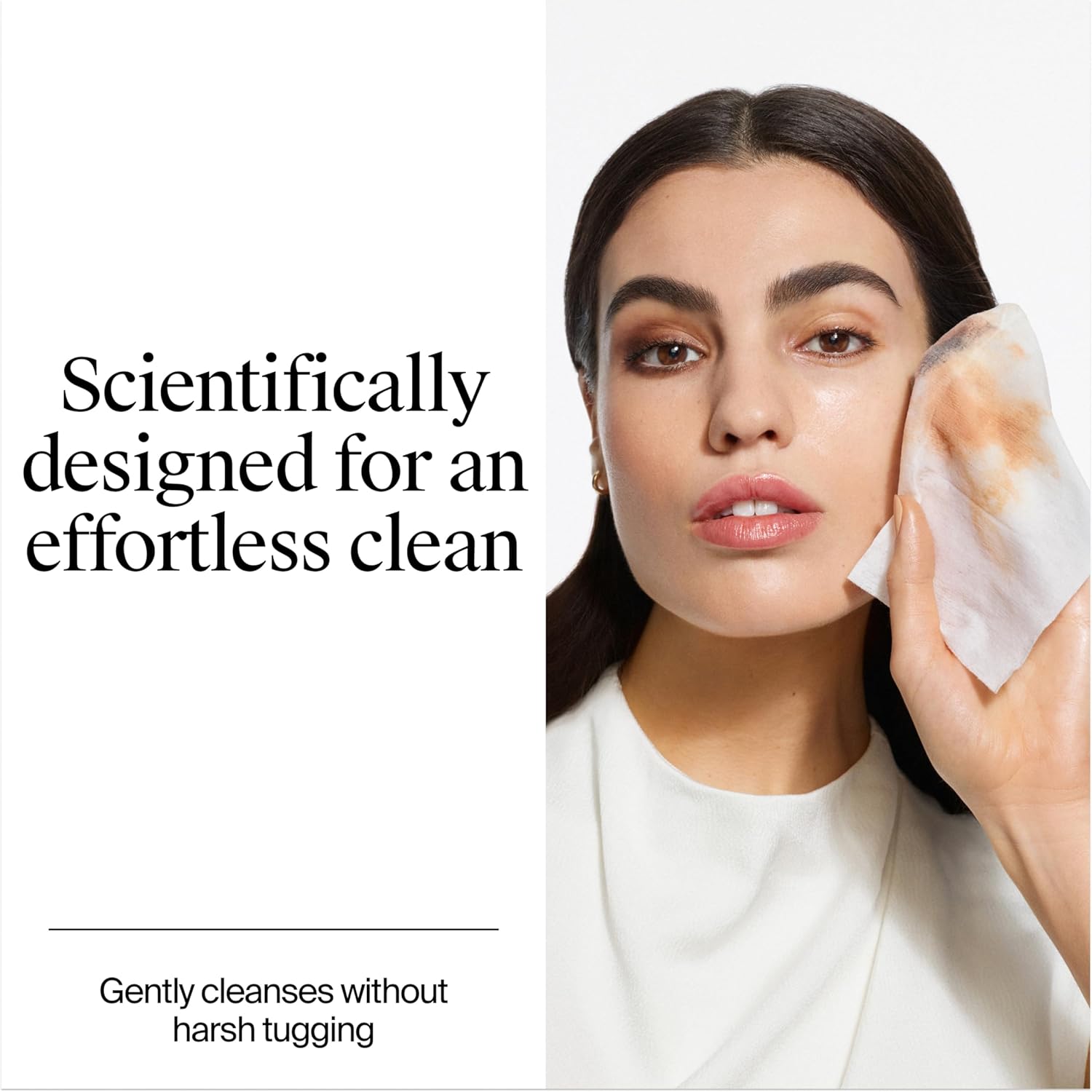 Neutrogena Makeup Remover Wipes Micellar Alcohol-Free Face Towelettes Remove Waterproof Mascara & Oil, Compostable 100% Plant-Based Cloth, Dermatologist & Ophthalmologist Tested, Twin Pack 2 x 25 ct