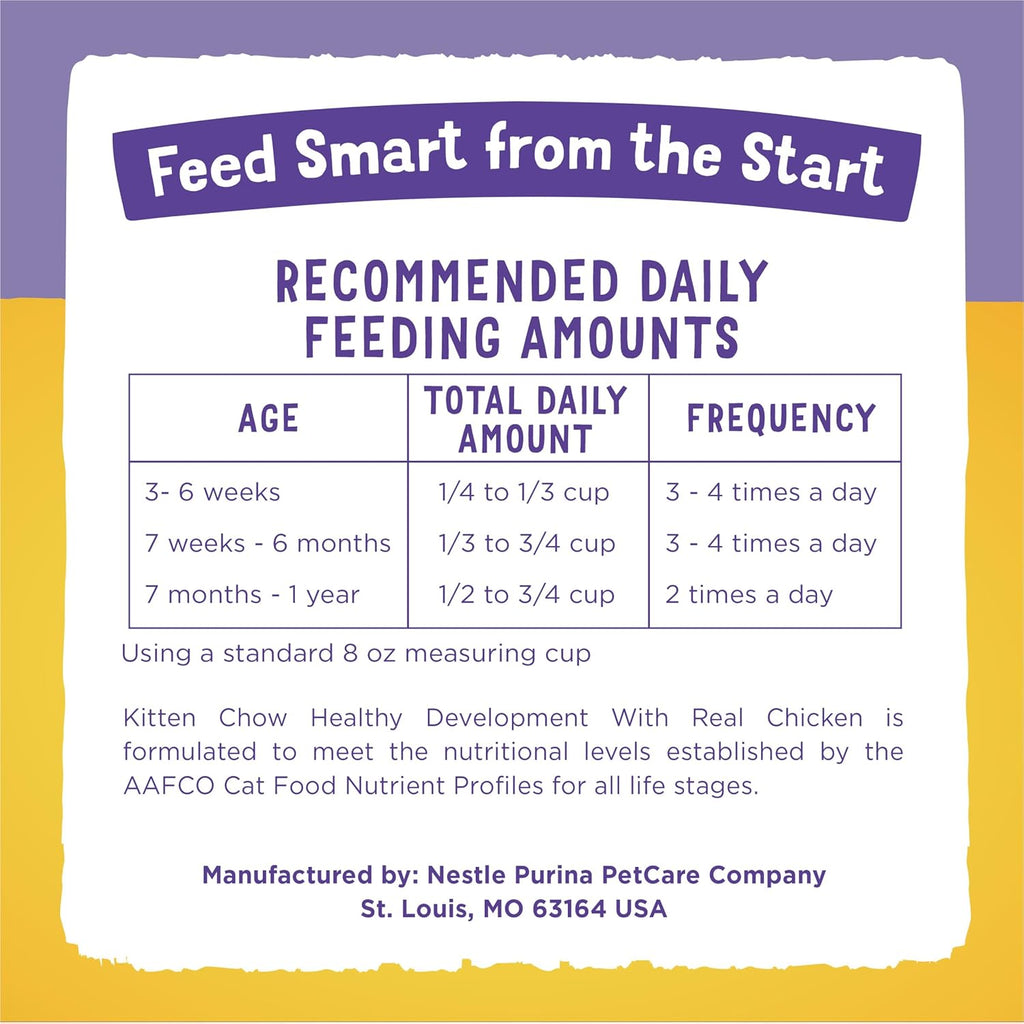 Purina Kitten Chow Dry Cat Food - Premium Kitten Nourishment™