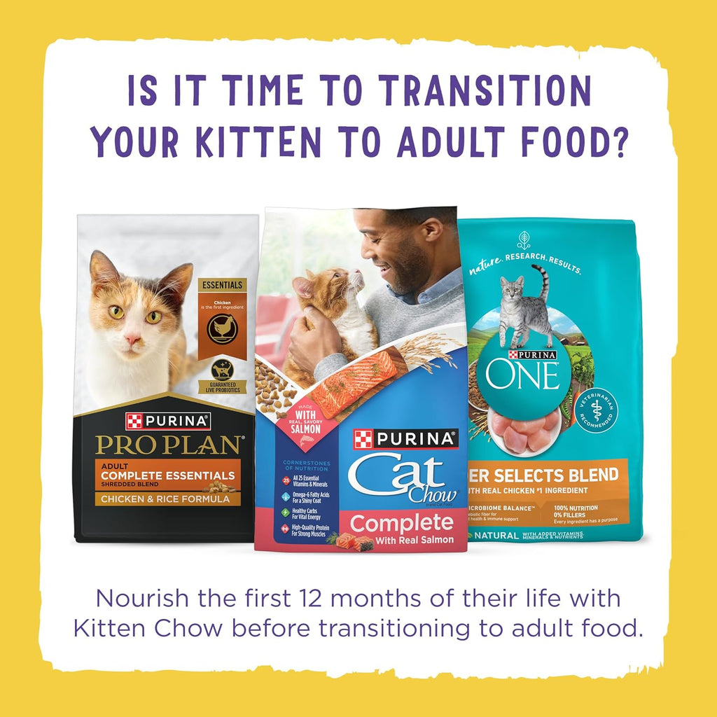 Purina Kitten Chow Dry Cat Food - Premium Kitten Nourishment™