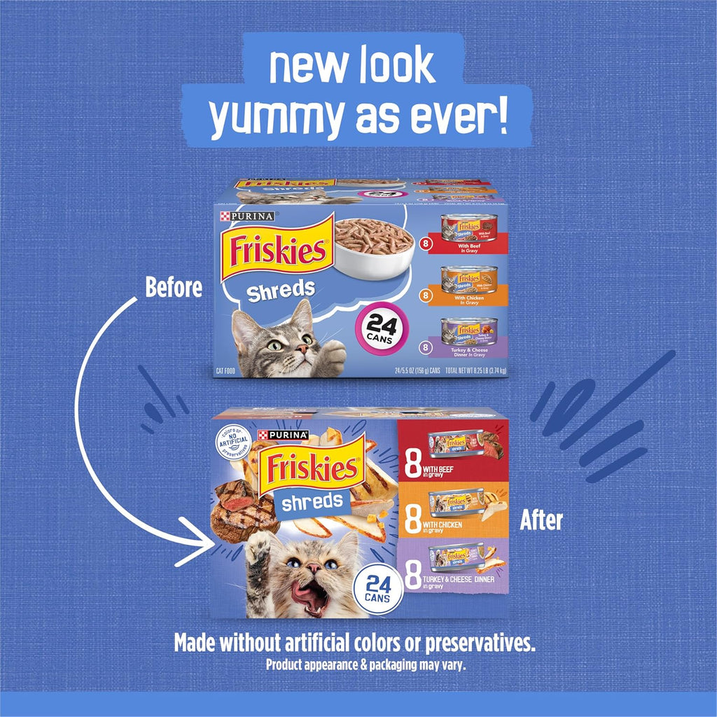 Friskies - Gourmet Shredded Cat Food Variety Pack™