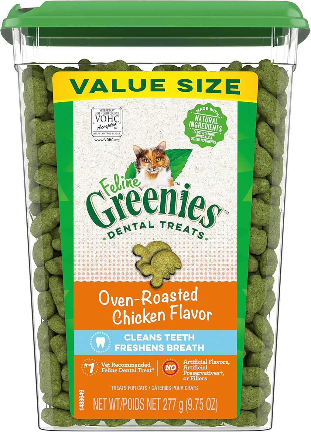 Greenies™ Feline Dental Treats – Oven Roasted Chicken Flavor™